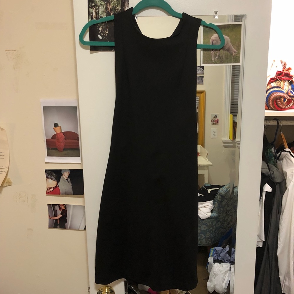 Weekday Fitness Small Black Scuba Cutout Dress